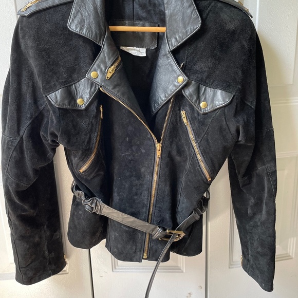 Jackets & Blazers - Suede rocker jacket